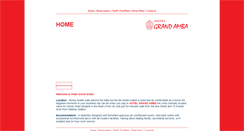 Desktop Screenshot of hotelgrandamba.com